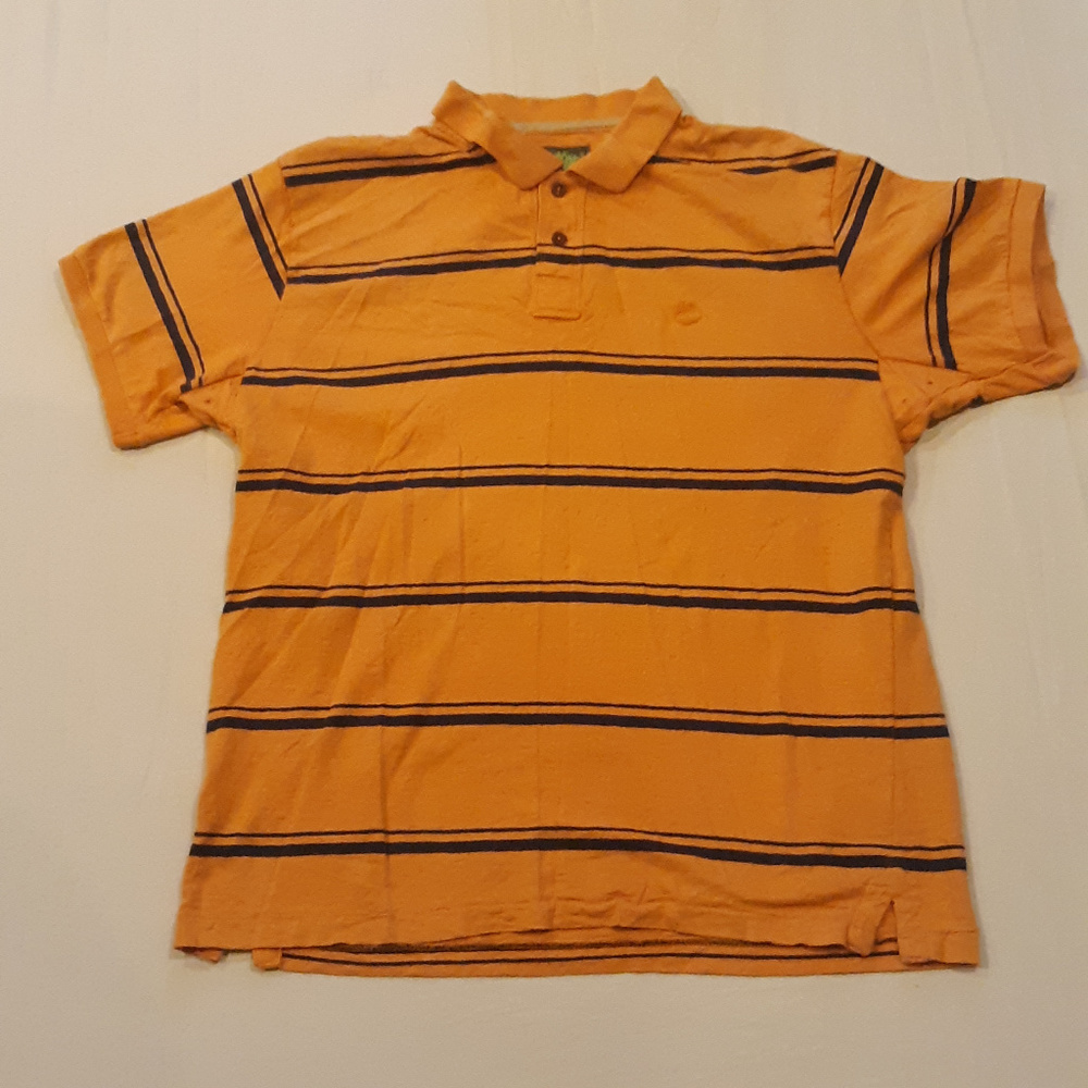 Striped Timberland golf hiking outdoors polo shirt - Picture 1 of 4